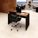 Ver imagem 1 de Plataforma Trabalho 120cm X 60cm 1 Cx de Tomada Pé Painel F5 Cor:nogal com Preto