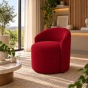 Ver imagem 1 de Poltrona Decorativa Yara Suede Sala Estar Quarto Recepção Confortável
