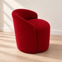 Ver mais imagens de Poltrona Decorativa Yara Suede Sala Estar Quarto Recepção Confortável