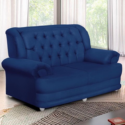 Sofá 1,50m 2 Lugares Suede Finlândia