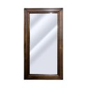 Ver imagem 1 de Espelho Retangular Moldura Com Gesso - Castanho Envelhecido