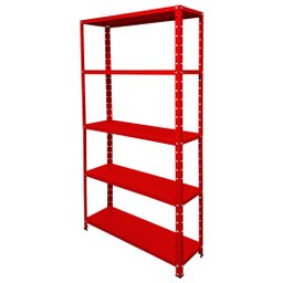 Estante de Aço 5 Prateleiras 25cm Multiuso 25kg/prateleira Várias Cores - 1