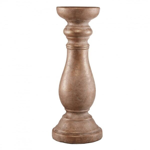 Castiçal em Cerâmica 36cmx14,5cm Mart Collection - 1