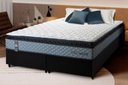 Ver imagem 1 de Conjunto Cama Box Espuma Chicago Cinza King 193x203x57