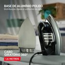 Ver imagem 4 de Ferro de Passar Roupa a Seco Mondial 127v Preto/cromado 1250w - Fs-01-bi