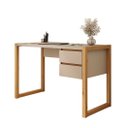 Ver imagem 6 de Mesa Home Office 120 cm Cashmere Fendi Madeira 2 Gavetas Belinda Idimex