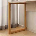 Ver imagem 5 de Mesa Home Office 120 cm Cashmere Fendi Madeira 2 Gavetas Belinda Idimex