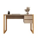 Ver imagem 7 de Mesa Home Office 120 cm Cashmere Fendi Madeira 2 Gavetas Belinda Idimex