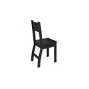 Ver imagem 2 de Conjunto Mesa de Jantar Milano 1,08m com 4 Cadeiras Amendoa/preto - Poliman
