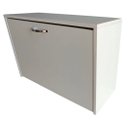 Ver imagem 2 de Sapateira Dupla para Quarto Sala Hall Lavanderia 26x45x68cm - Branco Tx