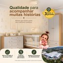 Ver mais imagens de Quarto de Bebê Completo com Berço Americano 3 em 1/Guarda-Roupa/Cômoda Flor Multimóveis MP4941