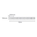 Ver imagem 3 de Fita de Led Nordecor com 10 Metros 156leds/m 14,4w 24v 2700k Luz Amarela 7133