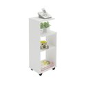 Ver imagem 2 de Mesa Apoio Artely Com 1 Prateleira e 2 Nichos Bis