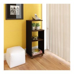 Mesa Apoio Artely com 1 Prateleira e 2 Nichos Bis - 1