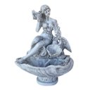 Ver imagem 1 de Fonte Decorativa Leda com Cisne em Pó de Mármore a:82 L:62 P:47