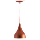 Ver imagem 2 de Lustre Pendente Gota Pequena De Alumínio 21cm Cobre