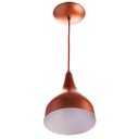 Ver imagem 1 de Lustre Pendente Gota Pequena De Alumínio 21cm Cobre
