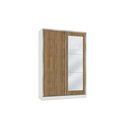 Ver imagem 1 de Guarda-roupa 2 Portas de Correr 3 Espelhos Kappesberg Adapt Branco/nogueira