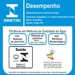 Filtro para Caixa da Água Acqua 230 RH POE Rede Hidraúlica 1200l/h Poço Artesiano - 3