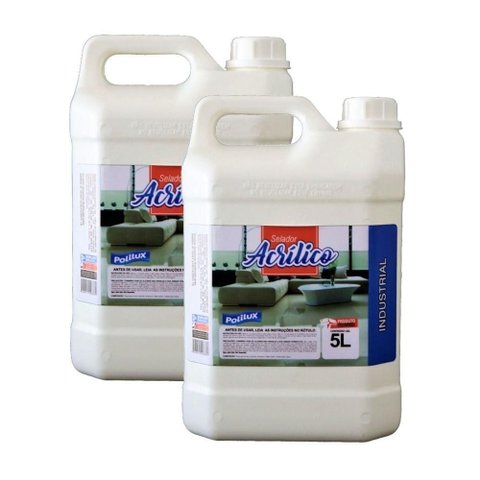 Kit 2 Selador Acrílico Polilux Segurança Tráfego e Brilho 5l