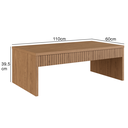 Ver imagem 2 de Mesa de Centro Brisa com Gaveta Moderna 110cm Merk