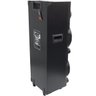 Caixa Som Amplificada Bluetooth 1400w Rms Woofer Bivolt Mp3 Led Aca 1402 Titan Black 2 Microfones Am - 4