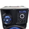 Caixa Som Amplificada Bluetooth 1400w Rms Woofer Bivolt Mp3 Led Aca 1402 Titan Black 2 Microfones Am - 5