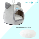 Ver imagem 7 de Cama Casa Toca Iglu Tenda Caminha Cabana para Gatos Pets Cinza - Duke & Dixie