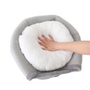 Ver imagem 3 de Cama Casa Toca Iglu Tenda Caminha Cabana para Gatos Pets Cinza - Duke & Dixie