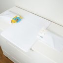 Ver imagem 2 de Trocador de Fraldas Portátil Bebê Impermeável com Bolsos Espuma Macia Confortável Antifúngico Branco
