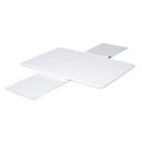 Ver imagem 1 de Trocador de Fraldas Portátil Bebê Impermeável com Bolsos Espuma Macia Confortável Antifúngico Branco