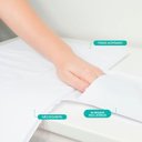 Ver imagem 5 de Trocador de Fraldas Portátil Bebê Impermeável com Bolsos Espuma Macia Confortável Antifúngico Branco