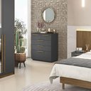 Ver imagem 4 de Cômoda Dubai 5 Gavetas Alasca - Vila Rica