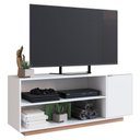 Ver imagem 3 de Rack Bancada para Tv 55 Pol 135 Cm B56 Branco Montana Novam
