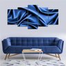 Quadros Decorativos Sala tecido azul - 2