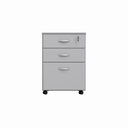 Ver imagem 5 de Gaveteiro Volante New City 2 Gavetas e 1 Pasta 46,5 cm Cinza Cristal Gebb Work