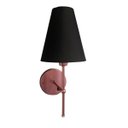 Ver imagem 6 de Kit 2 Arandelas de Parede Clássica Alumínio Interruptor com Cúpula Tecido Algodão Ref 05
