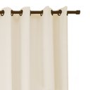 Ver imagem 1 de Cortina Micofibra Sala Quarto Lisa 400x220 Roma Creme Admirare