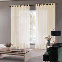 Ver imagem 2 de Cortina Micofibra Sala Quarto Lisa 400x220 Roma Creme Admirare