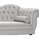 Ver imagem 3 de Recamier Divã Larissa 1,20cm Esquerdo Linho:bege/liso