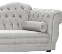 Ver imagem 3 de Recamier Divã Larissa 1,20cm Esquerdo Linho:bege/liso