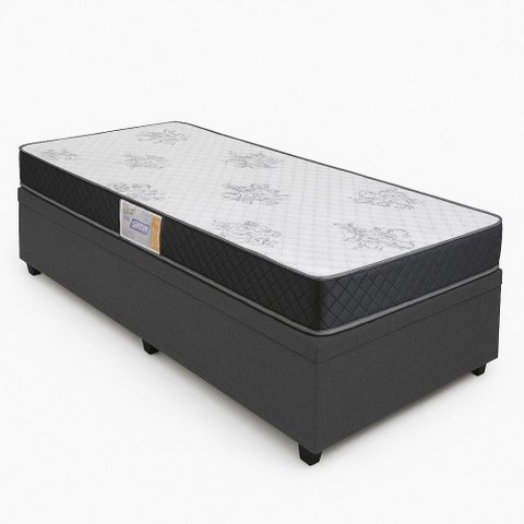 Conjunto Box Baú Solteiro com Cama Auxiliar e Colchão Gazin Supreme D33