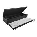 Ver imagem 4 de Conjunto Box Baú Solteiro com Cama Auxiliar e Colchão Gazin Supreme D33