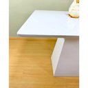 Ver imagem 4 de Mesa de Jantar Loft 4 Lugares Quadrada MDF 150x150cm Branca Modelar Art Moveis