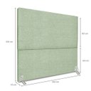 Ver imagem 3 de Cabeceira Aconchegante Cama Box Casal 140 Cm Estofada Revestida em Bouclé Moderno