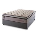Ver imagem 6 de Conjunto Cama Box Casal c/ Molas Ensacadas Liverpool Cinza 138x188x73