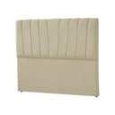 Ver imagem 2 de Cabeceira Estofada Americana Premium 160cm em Veludo Bege