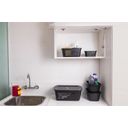 Ver imagem 2 de Cesto Caixa Organizadora Grande com Tampa Aberturas Soprano:branco