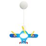 Lustre Avião Infantil em Acrílico Azul –  Bivolt, Soquete E27 - 5