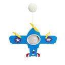 Ver imagem 3 de Lustre Avião Infantil em Acrílico Azul –  Bivolt, Soquete E27